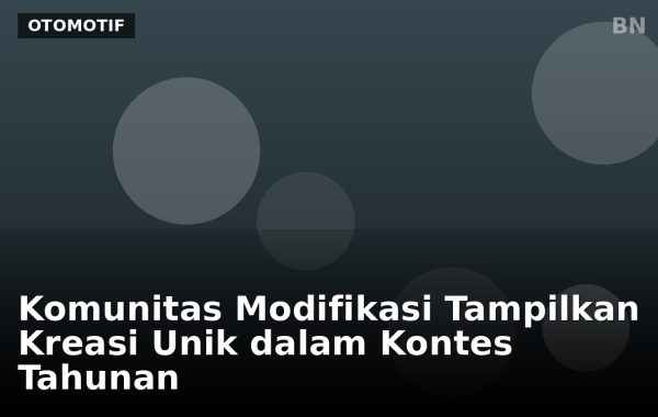 Komunitas Modifikasi Tampilkan Kreasi Unik dalam Kontes Tahunan
